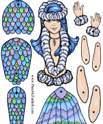 Mira Mermaid color Puppet